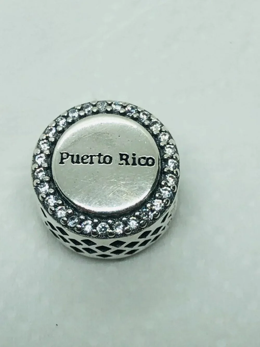 ✨ ✨Pandora Puerto rico Flag Bead charm S925 Silver with box